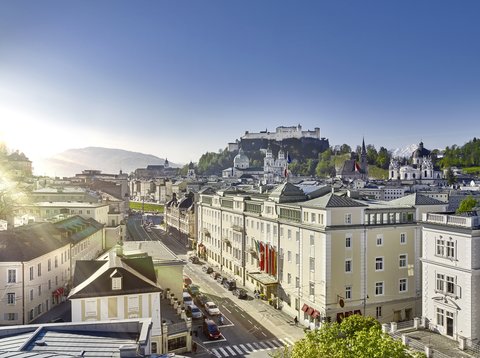 Hotel Sacher Salzburg Front Ansicht