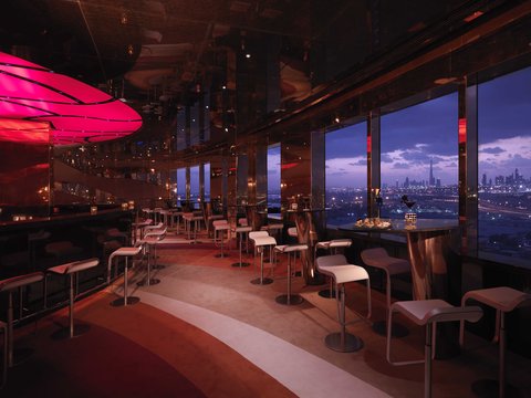 Relax at Eclipse bar with breathtaking views of Dubai's skyline