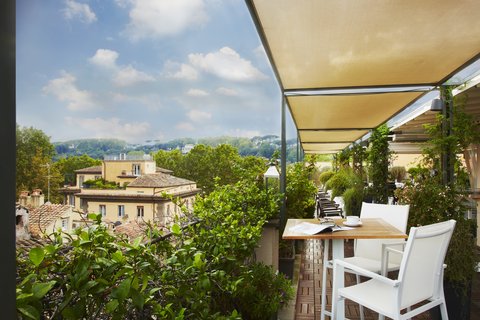 Admire Rome from our Roof Terrace Bar