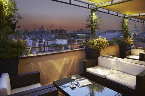 Relax at our Roof Terrace Bar