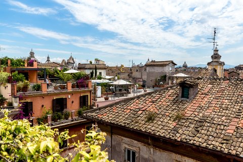 View over the Roman rooftops