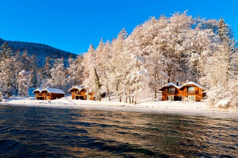 Lago Fuschl en invierno
