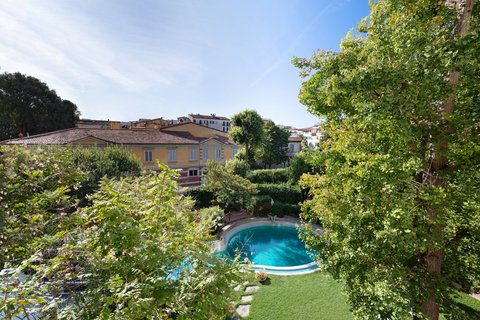 Vista a la piscina