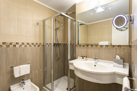 After a long day relax in our standard rooms bathrooms.
