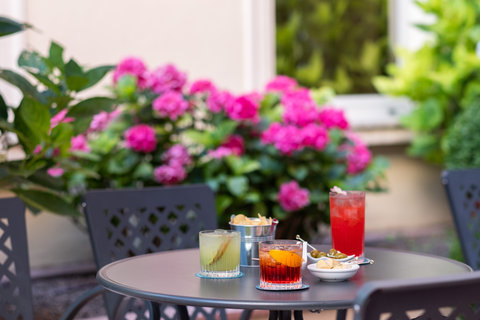 Enjoy a refreshing aperitif in our terrace after a day in Verona.