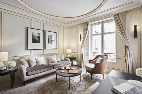 Mandarin Oriental Ritz Madrid Palm Court Suite Livingroom
