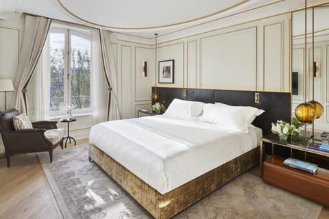 Mandarin Oriental Ritz Madrid Turret Suite Bedroom