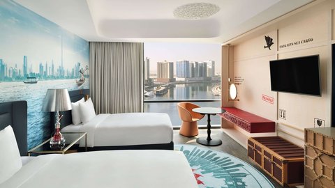 Amazing view of Dubai Creek from your room at Hotel Indigo Dubai