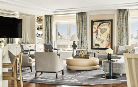 Four Seasons Hotel Madrid Presidential Suite Living Room