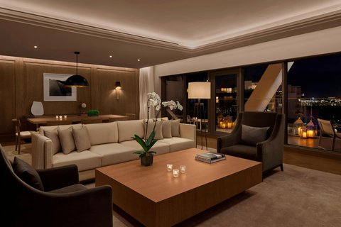 Suite Penthouse con vistas al puerto deportivo - Sala de estar