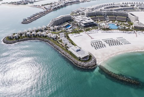 Resort is surrounded by the sparkling shores of the Arabian Gulf