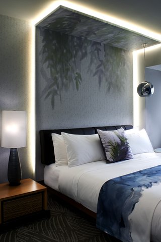 Dormitorio de la suite Spectacular con cama tamaño King
