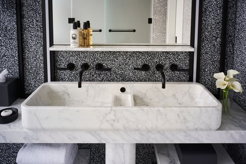Luxurious Terrazzo Marble Bathroom